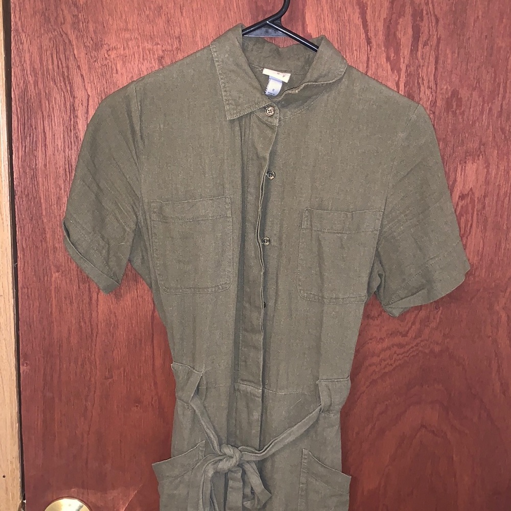 Army Green Jumpsuit